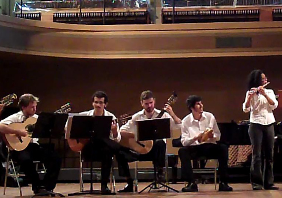 Apresentação da Choro Ensemble da UFRJ - Salão Leopoldo Miguez - UFRJ - 2011.