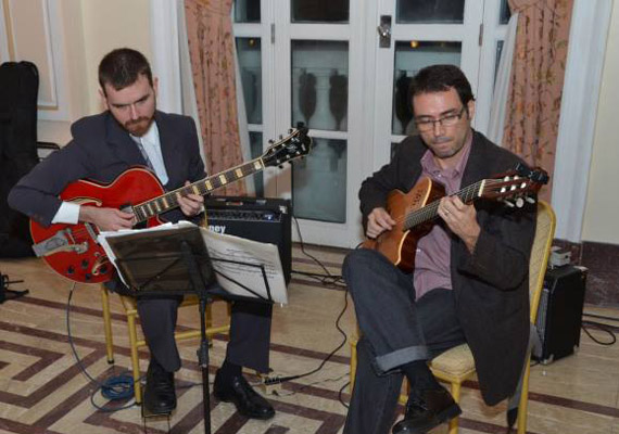 Presentation of the Jazz Duo Pfeiffer and Mirabelli - Hotel Copacabana Palace - 2013.